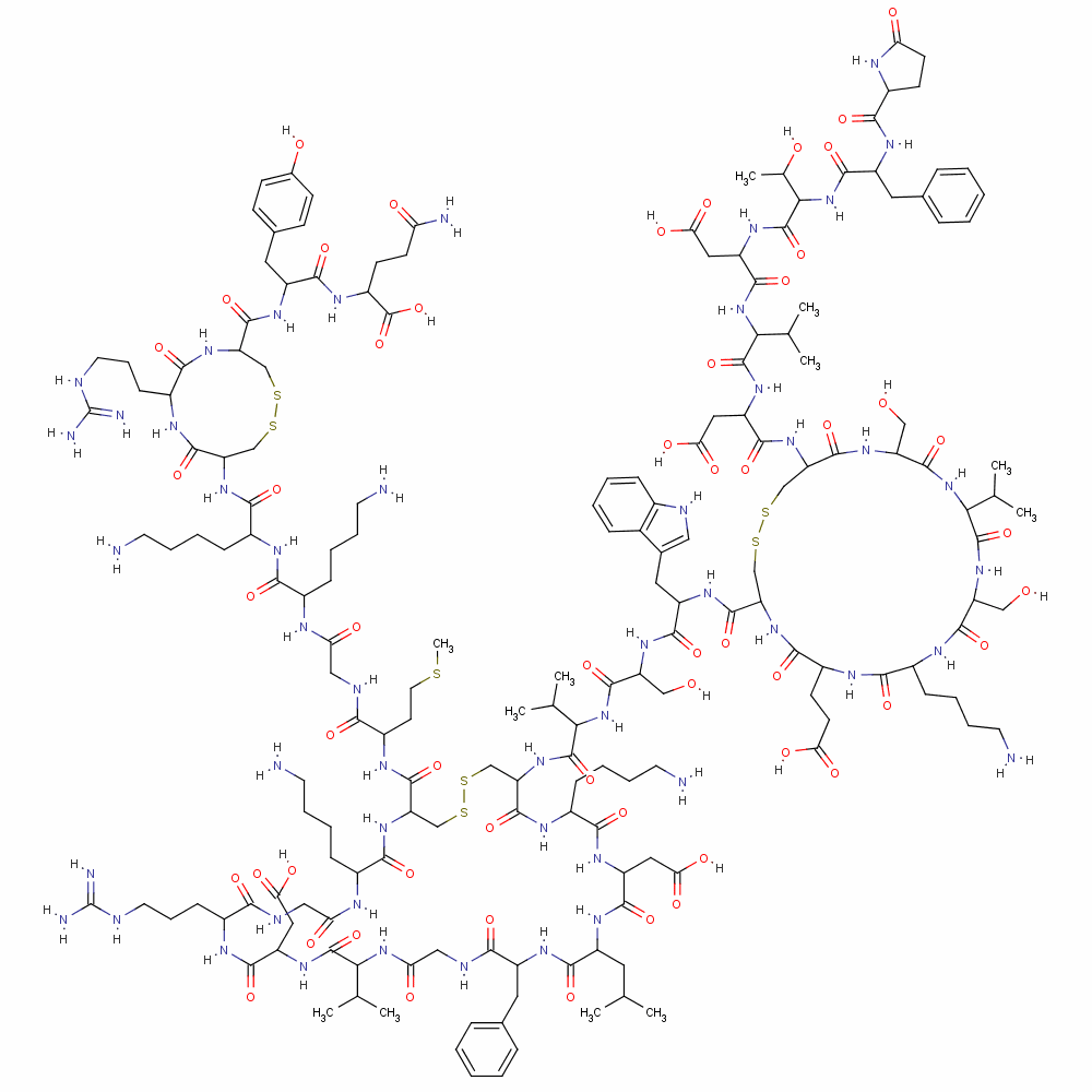 Iberiotoxin standard Structure,129203-60-7Structure