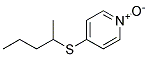 (9ci)-4-[(1-甲基丁基)硫代]-吡啶 1-氧化物结构式_129598-83-0结构式