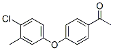 1-(4-(4-Chloro-3-methylphenoxy)phenyl)ethanone Structure,129644-20-8Structure