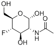 2-乙酰氨基-2,4-二脱氧-4-氟-alpha-d-吡喃葡萄糖结构式_129728-87-6结构式