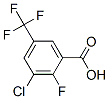 3-Chloro-2-fluoro-5-(trifluoromethyl)benzoic acid Structure,129931-45-9Structure