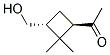 Ethanone, 1-[3-(hydroxymethyl)-2,2-dimethylcyclobutyl]-, trans-(9ci) Structure,129940-76-7Structure