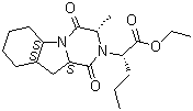 (S)-ethyl 2-((3s,5as,9as,10as)-3-methyl-1,4-dioxodecahydropyrazino[1,2-a]indol-2(1h)-yl)pentanoate ,95% Structure,129970-98-5Structure