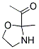 Ethanone, 1-(2-methyl-2-oxazolidinyl)-(9ci) Structure,130028-27-2Structure