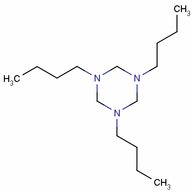 1,3,5-三丁基-1,3,5-噻嗪烷结构式_13036-83-4结构式