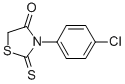 3-(4-Chlorophenyl)-2-thioxo-1,3-thiazolidin-4-one Structure,13037-55-3Structure