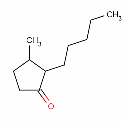 Cyclopentanone, 3-methyl-2-pentyl- Structure,13074-63-0Structure