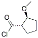 Cyclopentanecarbonyl chloride, 2-methoxy-, (1s-trans)-(9ci) Structure,130980-60-8Structure