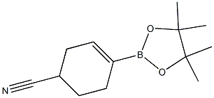 4-(4,4,5,5-Tetramethyl-1,3,2-dioxaborolan-2-yl)cyclohex-3-enecarbonitrile Structure,1310384-20-3Structure