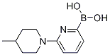 (6-(4-Methylpiperidin-1-yl)pyridin-2-yl)boronic acid Structure,1310404-14-8Structure