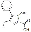 4-Ethyl-5-phenyl-1-vinyl-1H-pyrrole-2-carboxylic acid Structure,131172-70-8Structure