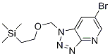 6-Bromo-1-(2-trimethylsilanyl-ethoxymethyl)-1h-1,2,3triazolo[4,5-b]pyridine Structure,1313712-18-3Structure