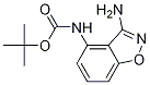 (3-Amino-benzodisoxazol-4-yl)-carbamic acid tert-butyl ester Structure,1313712-34-3Structure