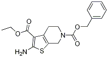 2-氨基-4,7-二氢-5H-噻吩并[2,3-c]吡啶-3,6-二羧酸 
6-苄酯3-乙酯结构式_1313712-37-6结构式