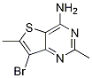 7-Bromo-2,6-dimethyl-thieno[3,2-d]pyrimidin-4-ylamine Structure,1313712-44-5Structure