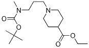 1-3-(Tert-butoxycarbonyl-methyl-amino)-propyl-piperidine-
4-carboxylic acid ethyl ester Structure,1313712-70-7Structure