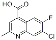 7-Chloro-6-fluoro-2-methyl-quinoline-4-carboxylic acid Structure,1313712-73-0Structure