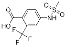 4-[(Methylsulfonyl)amino]-2-(trifluoromethyl)benzoic acid Structure,1314406-51-3Structure