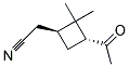 (1s-反式)-(9ci)-3-乙酰基-2,2-二甲基-环丁烷乙腈结构式_131488-86-3结构式