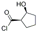 Cyclopentanecarbonyl chloride, 2-hydroxy-, (1r-cis)-(9ci) Structure,131622-58-7Structure