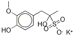 α,4-dihydroxy-3-methoxy-α-methyl-benzeneethanesulfonic acid potassium salt Structure,1316753-66-8Structure