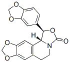 (9ci)-1-(1,3-苯并二氧杂环戊烯l-5-基)-1,5,6,11b-四氢-3H-[1,3]二氧代[4,5-g]噁唑并[4,3-a]异喹啉-3-酮结构式_131681-60-2结构式