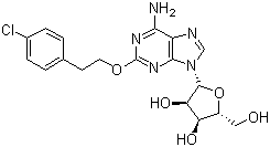 2-[2-(4-Chlorophenyl)ethoxy]adenosine Structure,131865-88-8Structure