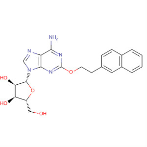 2-[2-(2-Naphthalenyl)ethoxy]adenosine Structure,131865-99-1Structure