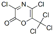  3,5-二氯-6-(三氯甲基)-2H-1,4-噁嗪-2-酮结构式_131882-10-5结构式