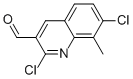 2,7-Dichloro-8-methylquinoline-3-carboxaldehyde Structure,131923-69-8Structure