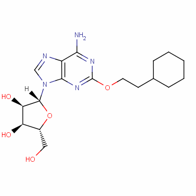 2-(2-Cyclohexylethoxy)adenosine Structure,131933-18-1Structure