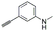Benzenamine, 3-ethynyl-n-methyl-(9ci) Structure,132056-23-6Structure
