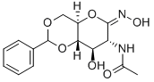 2-乙酰氨基-4,6-邻亚苄基-2-脱氧-d-葡萄糖酸肟-1,5-内酯结构式_132063-03-7结构式