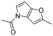 4H-furo[3,2-b]pyrrole, 4-acetyl-2-methyl-(9ci) Structure,132120-23-1Structure