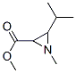 (9ci)-1-甲基-3-(1-甲基乙基)-2-氮丙啶羧酸甲酯结构式_132141-31-2结构式