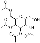 2-乙酰氨基-3,4,6-三-邻乙酰基-2-脱氧-d-葡萄糖酸肟-1,5-内酯结构式_132152-78-4结构式