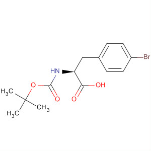 Dl-phenylalanine, 4-bromo-n-[(1,1-dimethylethoxy)carbonyl]- Structure,132153-48-1Structure