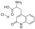 2-氨基-3-(1,2-二氢-2-氧代喹啉-4-基)丙酸盐酸盐结构式_132210-24-3结构式