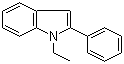 1-乙基-2-苯基吲哚结构式_13228-39-2结构式