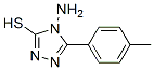 4-氨基-5-对甲苯基-4H-[1,2,4]噻唑-3-硫醇结构式_13229-01-1结构式