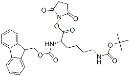 Fmoc-Lys(Boc)-OSu结构式_132307-50-7结构式