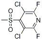 3,5-Dichloro-2,6-difluoro-4-(methylsulfonyl)pyridine Structure,13239-87-7Structure