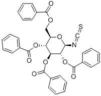 2,3,4,6-Tetra-O-benzoyl-beta-D-glucopyranosyl Isothiocyanate Structure,132413-50-4Structure