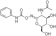 O-(2-acetamido-2-deoxy-d-glucopyranosylidene)amino n-phenyl carbamate Structure,132489-69-1Structure