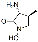 2-Pyrrolidinone,3-amino-1-hydroxy-4-methyl-,trans-(9ci) Structure,132619-44-4Structure