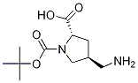 (2S,4s)-4-(aminomethyl)-1-(tert-butoxycarbonyl)pyrrolidine-2-carboxylic acid Structure,132622-95-8Structure