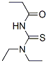  n-[(二乙基氨基)硫氧代甲基]-丙酰胺结构式_132650-47-6结构式