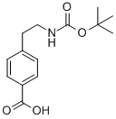 4-(2-Boc-aminoethyl)benzoic acid Structure,132690-91-6Structure