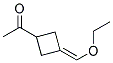 Ethanone, 1-[3-(ethoxymethylene)cyclobutyl]-(9ci) Structure,132803-23-7Structure
