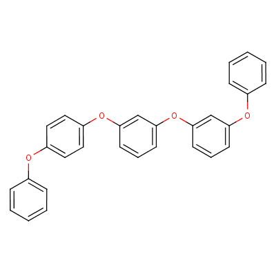 Benzene, 1-(3-phenoxyphenoxy)-3-(4-phenoxyphenoxy)- Structure,13281-14-6Structure